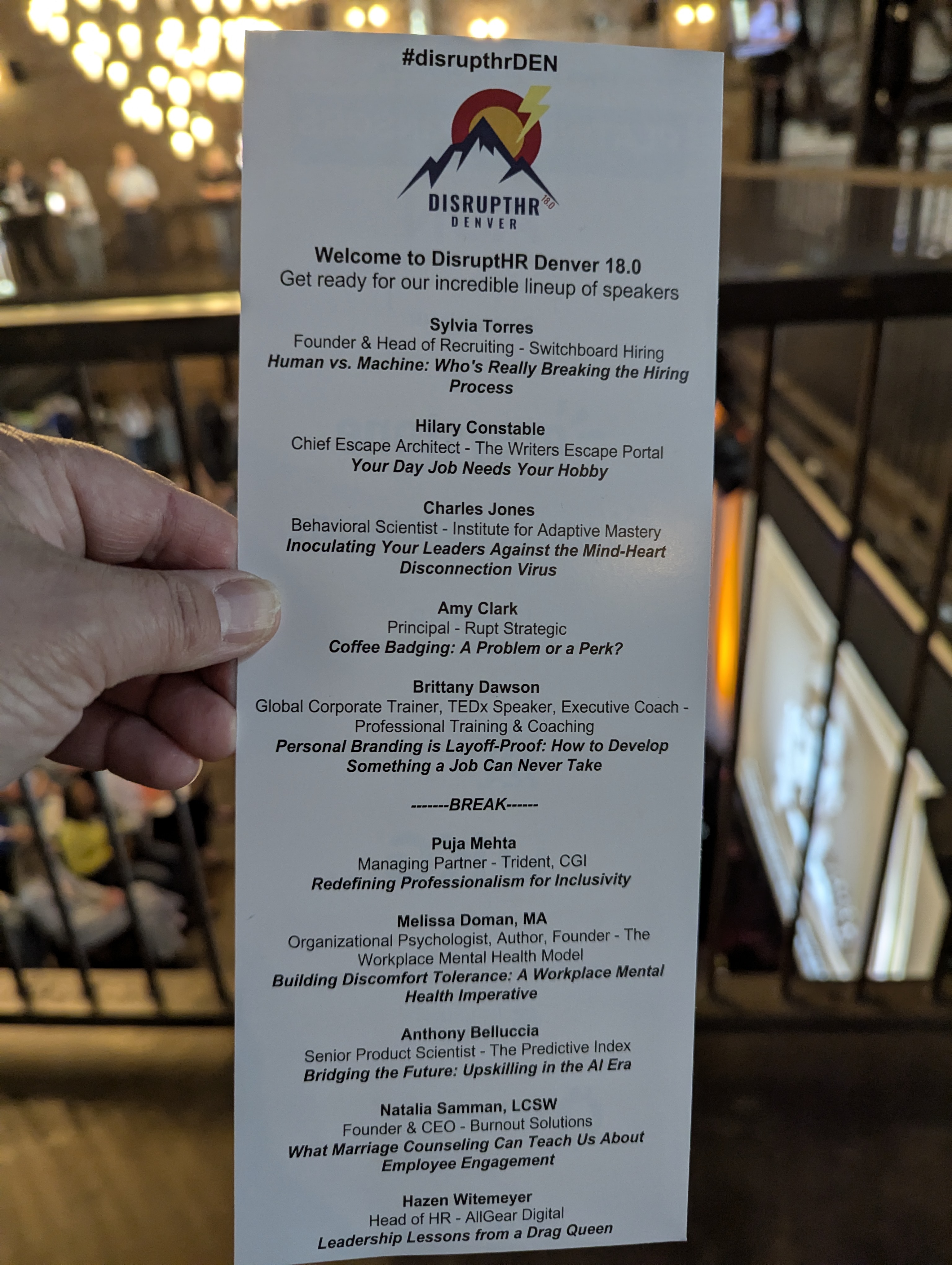 DisruptHR, Mile High Station